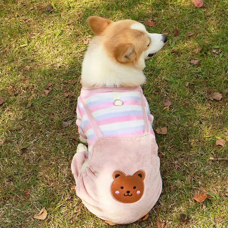 Combinaison Polaire pour Chien et Chat - Anneau rose