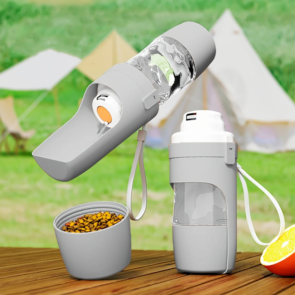Gourde Portable pour Chien - Distributeur d'Eau Ergonomique pour Promenades et Voyages