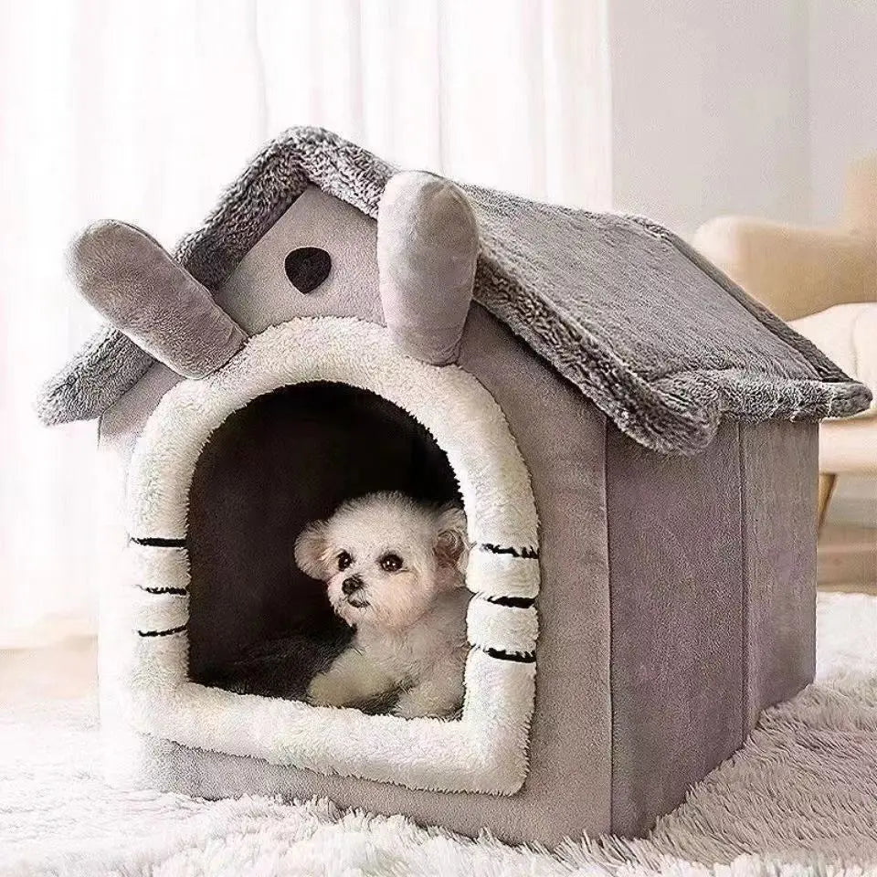 Niche Tente Douillette pour Chien et Chat