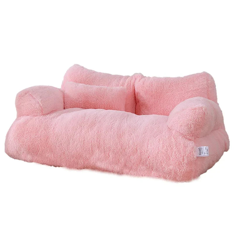 Lit Douillet  Chat - Canapé Moelleux rose