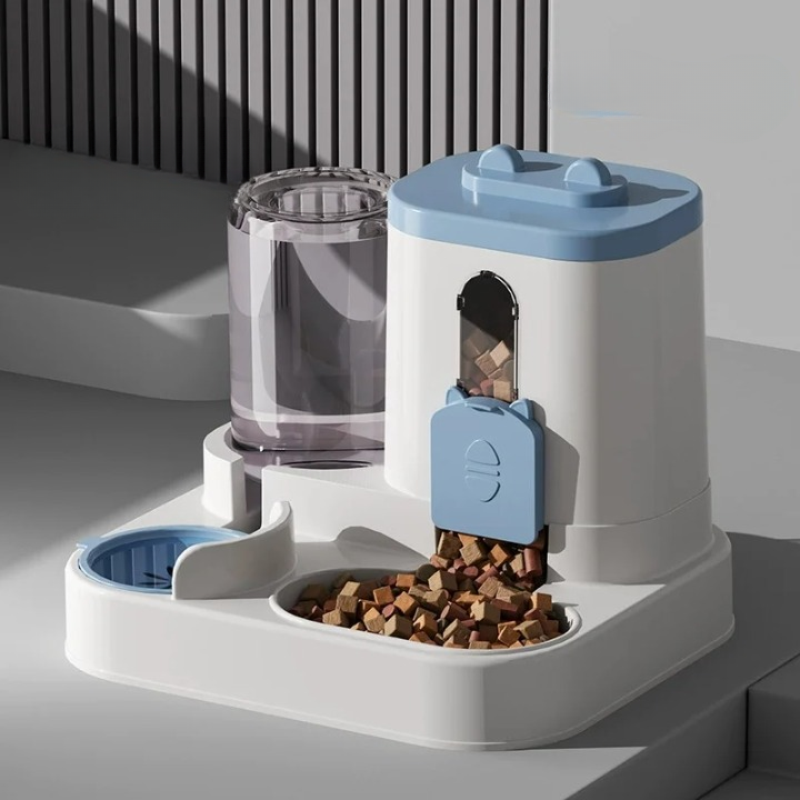 Distributeur Automatique Nourriture et Eau pour Chien et Chat
