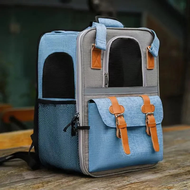 Sac à Dos de Transport pour Chien et Chat – Grande Capacité, Respirant