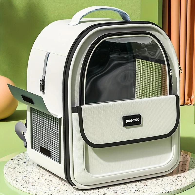 Sac à dos transport chat chien capsule spatiale transparente respirante
